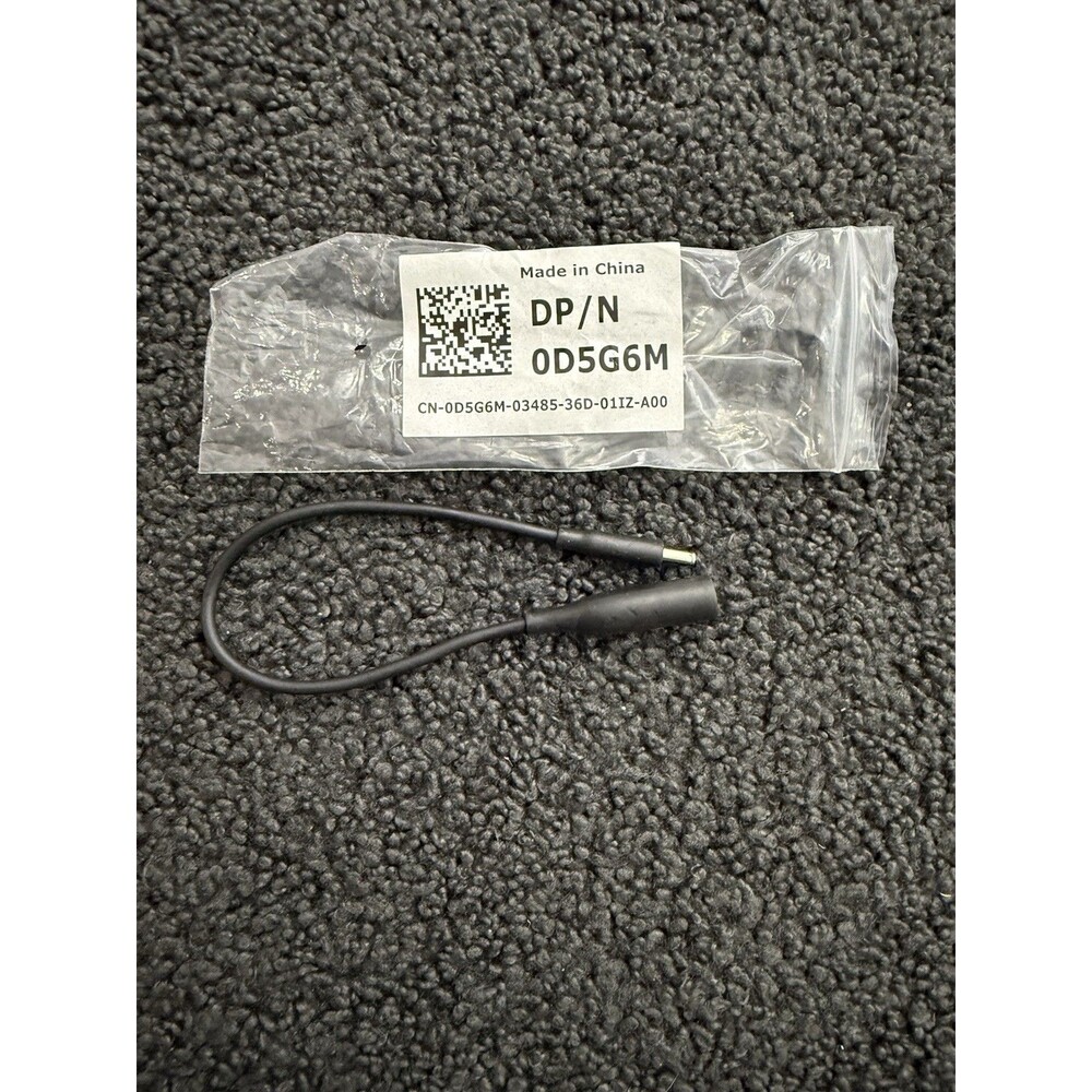 Genuine Dell DC Power Jack 7.4mm to 4.5mm Dongle Adapter Cable D5G6M